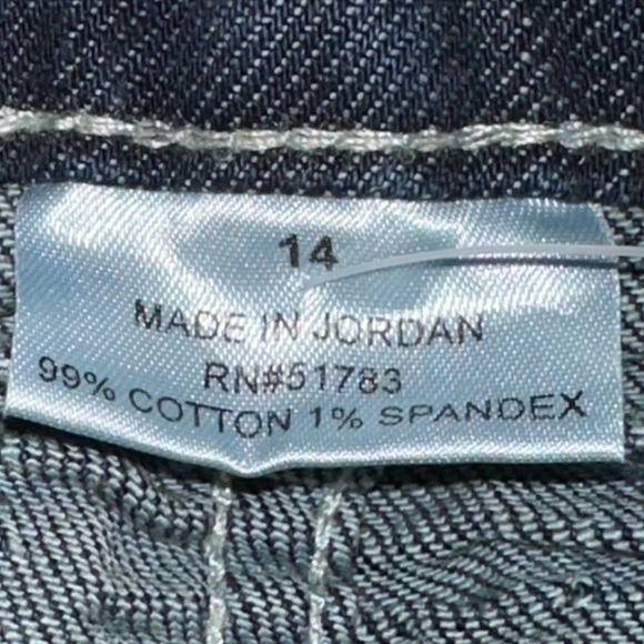 Maurices Womens Premium Jeans Size 14 Boot cut Low Rise Dark Blue Wash Denim NWT - Picture 8 of 8